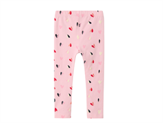 Name It roseate spoonbill hearts leggings